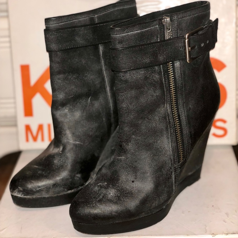 Michael Kors Corrine Black Booties size 7.5